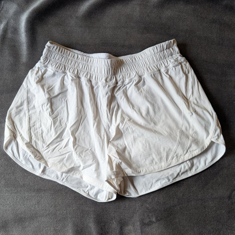 lululemon Track That Short 5" in White